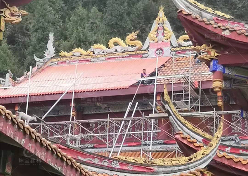 西藏阿壩寺廟合成樹(shù)脂瓦專用屋面瓦